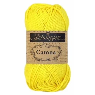 Häkeln und Stricken - Catona 280 Lemon 50GR