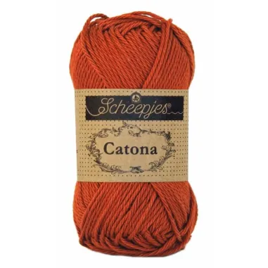 Brei- en haakgaren Scheepjes CATONA 100% KATOEN - Catona 388 Rust 50GR