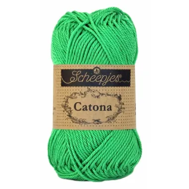Häkeln und Stricken - Catona 389 Apple Green 50GR