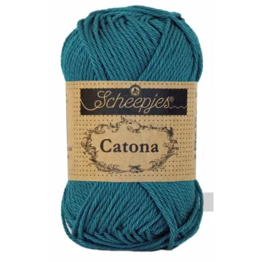 Haken en Breien - Catona 400 Petrol Blue 50GR