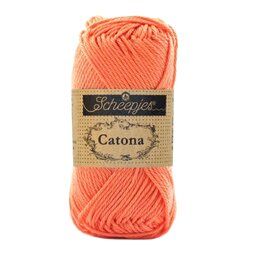 Haken en Breien - Catona 410 Rich Coral 50GR