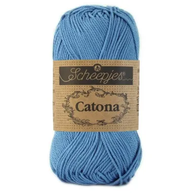 Brei- en haakgaren Scheepjes CATONA 100% KATOEN - Catona 511 Cornflower 50GR
