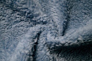 80% katoen, 20% polyester stoffen - RS0034-004 Teddy katoen blauw