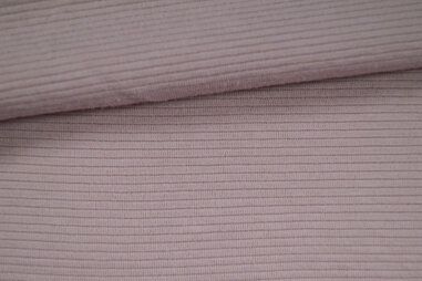 Roze tricot stoffen - Tricot stof - Cottoman ribbel licht - oudroze - 0592-091