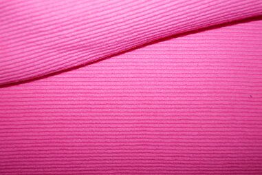 Roze tricot stoffen - Tricot stof - Cottoman ribbel - fuchsia - 0592-875